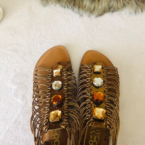 Womens 58 Lex & NYC Jewel Sandals  8Mrr - Picture 4 of 4